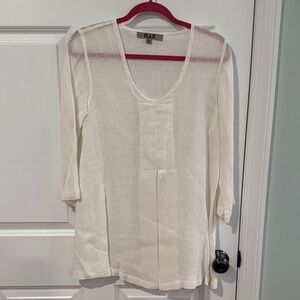 FLAX Women's White Top